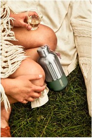 Termofľaša z nehrdzavejúcej ocele v striebornej farbe 650 ml Explorer – Black + Blum