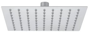 Laveo Kvadrato, horná/hlavová sprcha 200x200 mm, štvorec, biela, LAV-NLQ_6DAS