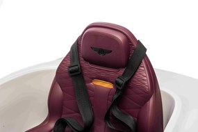 Bentley Bacalar auto na batérie pre deti, biele + diaľkové ovládanie