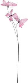 Dekoračná vetvička s ružovými motýlikami Butterfly - 10*10*65 cm