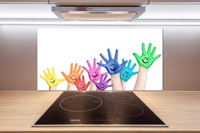 Panel do kuchyne Pomaľované dlane pksh-39483804