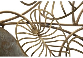 Kovová závesná dekorácia so vzorom listov Mauro Ferretti Century -A-, 131 x 61 cm