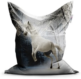 Sablio Sedací vak Biely kôň - 200x140 cm