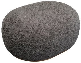 Pebble Boucle taburetka sivá