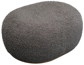 Pebble Boucle taburetka sivá
