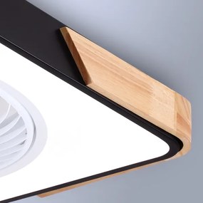 Brilagi-LED stmievateľné svietidlo s ventilátorom LED/30W/230V 3000-6500K čierna