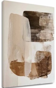 Obraz na plátne Béžová Harmónia - Moderný Abstrakt