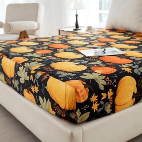 Obliečka z mikrovlákna ORANGE PUMPKINS farebná 90x200 cm