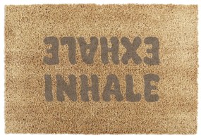 Rohožka z kokosového vlákna 60x90 cm Inhale Exhale – Artsy Doormats