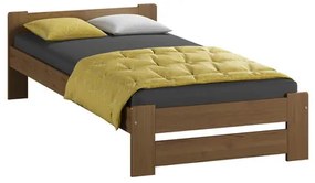 Vyvýšená masívna posteľ Euro 80x200 cm Dub