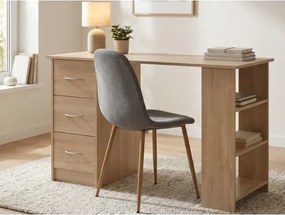 Písací stôl so šuplíkmi Lusso, dub sonoma%