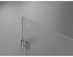 Mexen Lunar-B L výklopný sprchový kút pravý 70 x 70 cm, číre sklo, chrómová, 832L-070-070-01-00-P