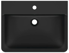Matne čierne keramické umývadlo 60x46 cm Silk Black – Ideal Standard