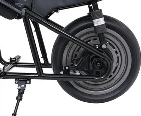 Elektrická motorka SUPERMOTO čierna