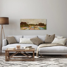 Obraz - Vincent van Gogh, Flower Beds in Holland, reprodukcia (120x50 cm)