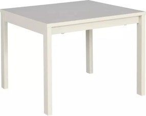 AKCIA Konferenčný stolík FROST 50x50 cm, krémový II. akosť