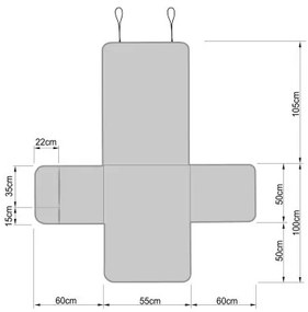 Poťah na kreslo PARIS béžový