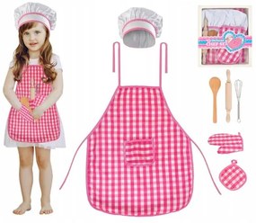 ISO 6083 Detská sada kuchynská zástera, čiapky a rukavice