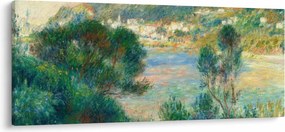 Obraz - Auguste Renoir, View of Monte Carlo from Cap Martin, reprodukcia (120x50 cm)
