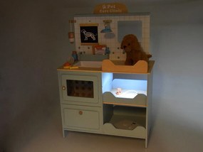 Jokomisiada Wooden Veterinary Clinic – Vet Clinic with Puppy + Accessories ZA5939