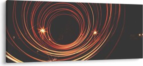 Obraz abstraktných liniek (120x50 cm)