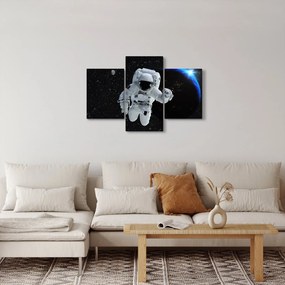 Obraz - Astronaut vo vesmíre (90x60 cm)