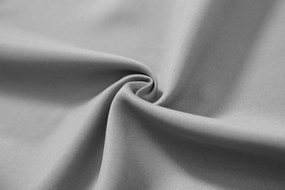 Svetlosivý záves OXFORD 140x250 cm Zavesenie: Kovové krúžky