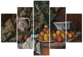 Obraz - Paul Cézanne, Still Life with Apples and Peaches, reprodukcia (150x105 cm)