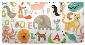 Sablio Uterák Zoo abeceda - 30x50 cm