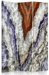 Ozdobný paraván Kameny - 110x170 cm, trojdielny, obojstranný paraván 360°