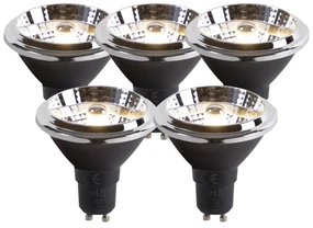 Sada 5 LED žiaroviek GU10 AR70 6W 380lm 3000K