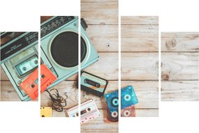 Obraz - Retro rádio (150x105 cm)