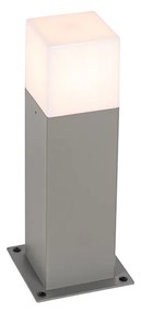 Moderná vonkajšia stojaca lampa sivá 30 cm IP44 - Denmark