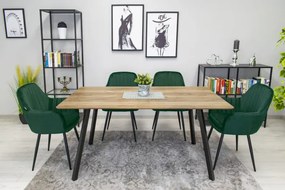 Set jedálenských stoličiek LUGO zelené (2ks)