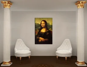 Obraz na plátne MONA LISA – Leonardo Da Vinci Zľava 60 % 100x60 cm