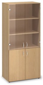 Vysoká skriňa ProOffice 80 x 47 x 178 cm, buk