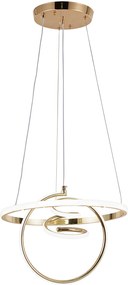 Toolight Toolight, LED závesné svietidlo 3x20W, 4000K, G066-CP, zlatá lesklá, OSW-08699