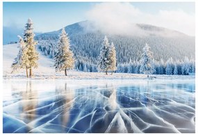 Fototapeta Vliesová Zamrznuté jazero 312x219 cm