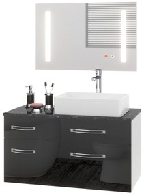 Kúpeľňový nábytok  Euphoria EUP P 90L/0/W/B/0/BK/MB