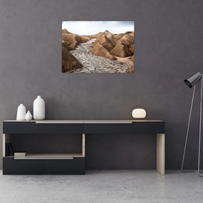 Sklenený obraz - Rumunský vulkán (70x50 cm)