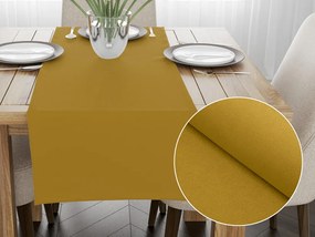 Biante Dekoračný behúň na stôl BKU-102 Okrový 20x140 cm