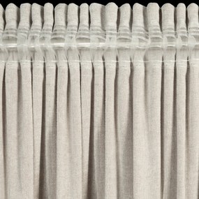 ZÁVES NA PÁSKE NILO 140X270 CM BÉŽOVÁ