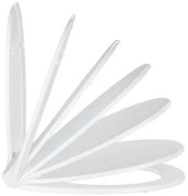 WENKO 21901100-WC sedátko KOS 44x37 cm biela/strieborná