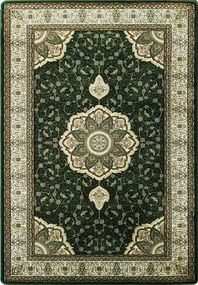 BE Koberec Anatolia 5328 GREEN – zelený obdĺžnikový Rozmer: 150x300 cm