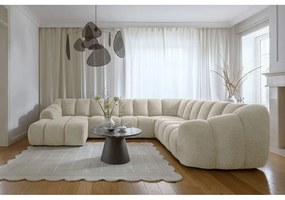 Béžová rohová pohovka (pravý roh/do tvaru "U") Shell – Miuform