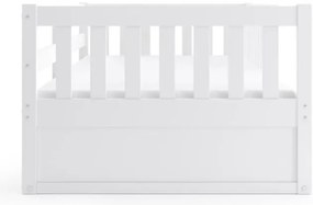 Detská posteľ s úložným priestorom SMART 160x80 cm - biela