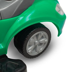 Detské odrážadlo s vodiacou tyčou 3v1 Baby Mix Mega Car zelené