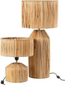 Stolová prírodná lampa z banánových listov Hanna Bannas - Ø 35*30 cm/ E27/ 40W