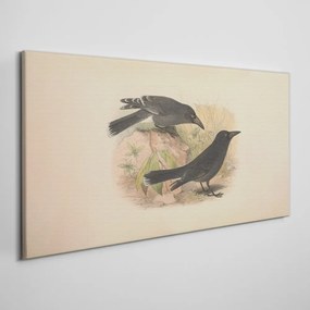 Obraz Canvas Vtáky zvieratá kreslenie