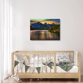 Sklenený obraz - Národný park Grand Teton (70x50 cm)